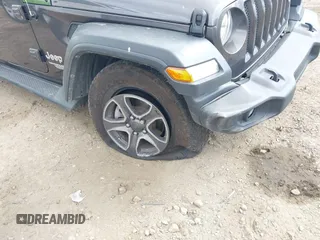2018 Jeep Wrangler Unlimited Sport S z VIN 1C4HJXDG8JW112639, wystawiony jako IAAI lot #41951965 z przebiegiem 93 853 mil mil oraz . Historia ofert i sprzedaży dostępna na DreamBid. Obrazek 6.