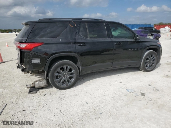 2020 Chevrolet Traverse RS with VIN 1GNERJKW7LJ302801, listed as a Copart auction lot 47486015 with 60,787 mi miles and Salvage Title. Bid and sale history available at carsss.com. Image 3.