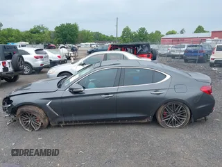2019 Genesis G70 Advanced z VIN KMTG34LE8KU035029, wystawiony jako IAAI lot #42361301 z przebiegiem 63 139 mil mil oraz . Historia ofert i sprzedaży dostępna na DreamBid. Obrazek 15.