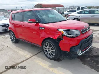 2018 Kia Soul ! with VIN KNDJX3AA8J7533909, listed as a IAAI auction lot 41677594 with 77,486 mi miles. Bid and sale history available at carsss.com. Image 1.