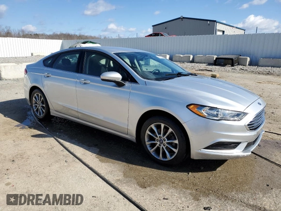 2017 Ford Fusion SE with VIN 3FA6P0HD5HR186567, listed as a Copart auction lot 50250495 with 61,053 mi miles and Salvage title. Bid and sale history available at DreamBid. Image 4.
