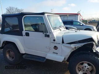 2002 Jeep Wrangler Sahara with VIN 1J4FA59S62P772256, listed as a IAAI auction lot 41968844 with 170,218 mi miles. Bid and sale history available at carsss.com. Image 13.