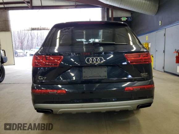 2017 Audi Q7 Premium Plus with VIN WA1LAAF78HD029250, listed as a Copart auction lot 52491135 with 141,889 mi miles and Clean title. Bid and sale history available at DreamBid. Image 6.