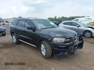 2013 Dodge Durango SXT with VIN 1C4RDJAG0DC689782, listed as a IAAI auction lot 42765841 with 95,137 mi miles and . Bid and sale history available at DreamBid. Image 1.