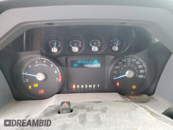 2013 Ford F-250 XL with VIN 1FT7X2B64DEA07002, listed as a Copart auction lot 85548254 with 66,340 mi miles and Salvage Title. Bid and sale history available at DreamBid. Image 9.