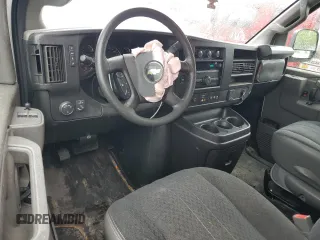 2022 Chevrolet Express Cargo with VIN 1GCWGAFP1N1177920, listed as a Copart auction lot 55304995 with 42,656 mi miles and Salvage title. Bid and sale history available at DreamBid. Image 8.