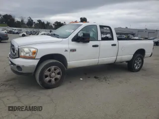 2007 Dodge Ram 2500 SLT with VIN 3D7KS28C77G704253, listed as a Copart auction lot 47828425 with 238,576 mi miles and Salvage Title. Bid and sale history available at carsss.com. Image 1.