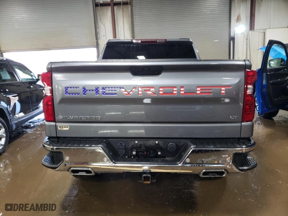 2022 Chevrolet Silverado 1500 LTD LT with VIN 1GCUYDET5NZ217177, listed as a Copart auction lot 46913785 with 0 mi miles and Salvage Title. Bid and sale history available at carsss.com. Image 6.