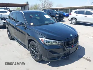 2021 BMW X1 sDrive28i with VIN WBXJG7C07M3M65841, listed as a IAAI auction lot 41877032 with 79,817 mi miles and . Bid and sale history available at DreamBid. Image 1.