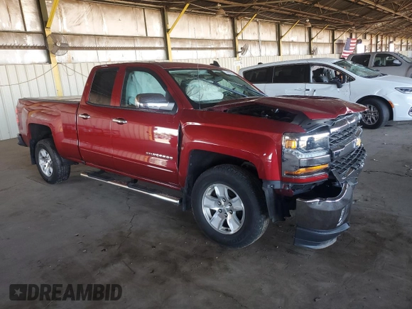 2018 Chevrolet Silverado 1500 LT with VIN 1GCVKREC6JZ241727, listed as a Copart auction lot 53993395 with Not Provided miles and Salvage Title. Bid and sale history available at DreamBid. Image 4.