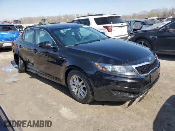 2011 Kia Optima LX with VIN KNAGM4A75B5162392, listed as a Copart auction lot 45768954 with 193,991 mi miles and Salvage Title. Bid and sale history available at carsss.com. Image 4.