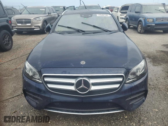 2019 Mercedes-Benz E 450 with VIN WDDZH6JB1KA556677, listed as a Copart auction lot 74530134 with Not Provided miles and Non Repairable. Bid and sale history available at DreamBid. Image 5.