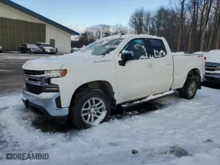 2019 Chevrolet Silverado 1500 LT with VIN 1GCRYDEK5KZ283835, listed as a Copart auction lot 41998505 with 109,687 mi miles and Salvage Title. Bid and sale history available at carsss.com. Image 1.