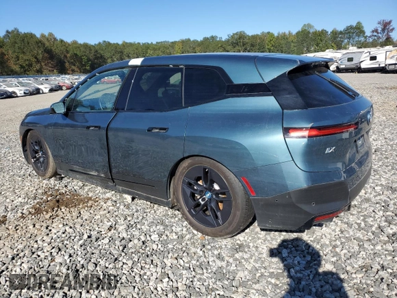 2023 BMW iX xDrive50 with VIN WB523CF0XPCM89410, listed as a Copart auction lot 75018924 with 0 mi miles and Non Repairable. Bid and sale history available at carsss.com. Image 2.