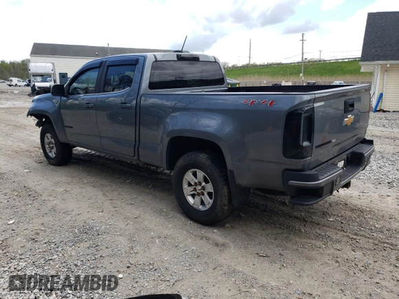 2019 Chevrolet Colorado 4WD Work Truck z VIN 1GCGTBEN6K1350977, wystawiony jako Copart lot #54855495 z przebiegiem 179 285 mil mil oraz Szkoda całkowita • Salvage title. Historia ofert i sprzedaży dostępna na DreamBid. Obrazek 2.