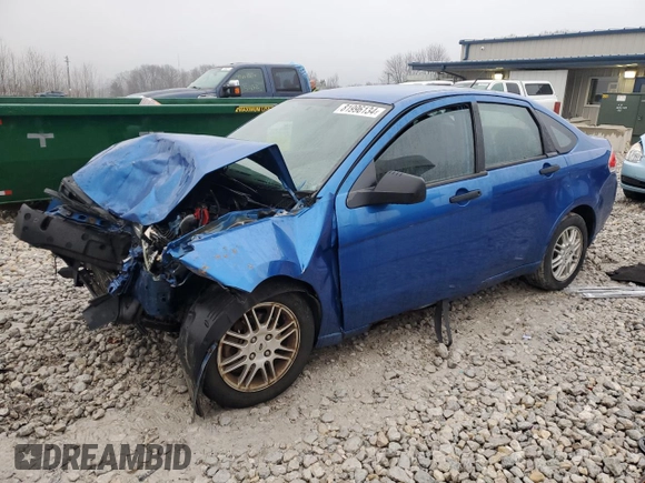 2011 Ford Focus SE with VIN 1FAHP3FN7BW129748, listed as a Copart auction lot 81996134 with 0 mi miles and Clean Title. Bid and sale history available at carsss.com. Image 1.