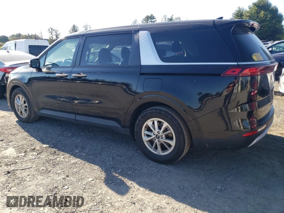 2023 Kia Carnival LX with VIN KNDNB4H32P6237635, listed as a Copart auction lot 76729874 with 26,412 mi miles and Salvage Title. Bid and sale history available at carsss.com. Image 2.