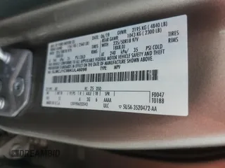 2019 Lincoln MKC Standard z VIN 5LMCJ1C98KUL46098, wystawiony jako Copart lot #51585555 z przebiegiem 54 340 mil mil oraz Nie do naprawy • Non repairable. Historia ofert i sprzedaży dostępna na DreamBid. Obrazek 13.