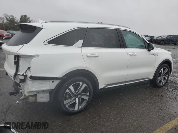 2023 Kia Sorento Hybrid SX Prestige with VIN KNDRMDLG4P5146779, listed as a Copart auction lot 81852214 with 33,116 mi miles and Salvage Title. Bid and sale history available at carsss.com. Image 3.