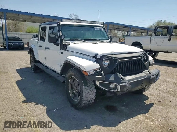 2021 Jeep Gladiator Sport S with VIN 1C6JJTAM4ML553444, listed as a Copart auction lot 60475695 with 40,702 mi miles and Salvage title. Bid and sale history available at DreamBid. Image 13.
