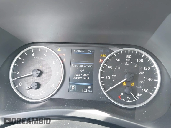 2025 Nissan Sentra S with VIN 3N1AB8BV5SY206433, listed as a IAAI auction lot 41790895 with 952 mi miles and . Bid and sale history available at DreamBid. Image 7.