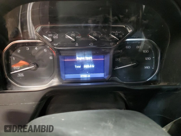 2021 GMC Sierra 1500 SLT with VIN 1GTU9DET9MZ317228, listed as a Copart auction lot 44962005 with 97,980 mi miles and Salvage title. Bid and sale history available at DreamBid. Image 9.