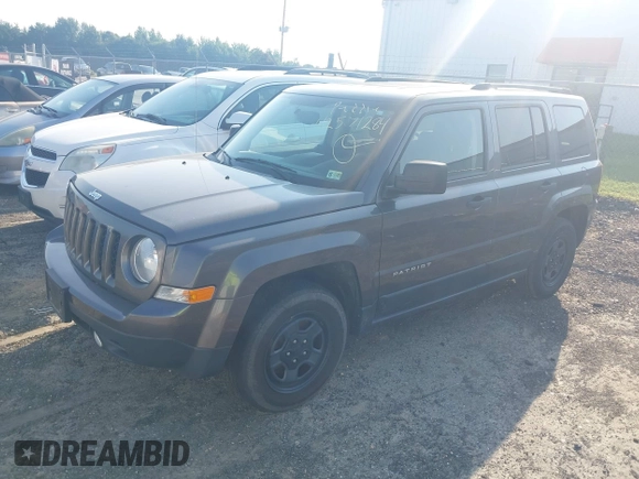 2016 Jeep Patriot Sport SE with VIN 1C4NJPBA0GD727725, listed as a IAAI auction lot 42571284 with 148,748 mi miles and . Bid and sale history available at DreamBid. Image 2.