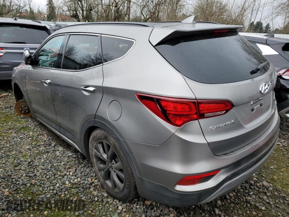 2018 Hyundai Santa Fe Ultimate with VIN 5NMZWDLA3JH100497, listed as a Copart auction lot 88510045 with 53,847 mi miles and Salvage title. Bid and sale history available at DreamBid. Image 2.