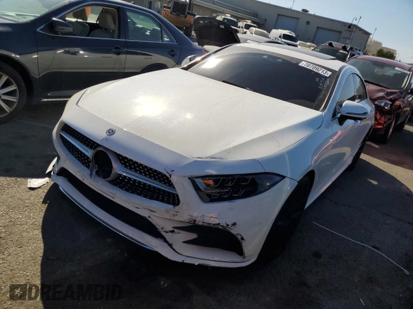 2019 Mercedes-Benz CLS with VIN WDD2J5JB4KA028292, listed as a Copart auction lot 70709213 with 59,972 mi miles. Bid and sale history available at carsss.com. Image 1.