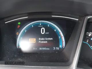 2017 Honda Civic Sedan EX-T with VIN 19XFC1F32HE204861, listed as a IAAI auction lot 42031039 with 61,043 mi miles. Bid and sale history available at carsss.com. Image 15.