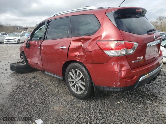 2016 Nissan Pathfinder SL with VIN 5N1AR2MN4GC666407, listed as a Copart auction lot 88509315 with 0 mi miles and Salvage Title. Bid and sale history available at carsss.com. Image 2.