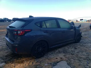 2024 Subaru Impreza RS with VIN JF1GUHJC5R8861687, listed as a Copart auction lot 74443514 with 0 mi miles and Salvage Title. Bid and sale history available at carsss.com. Image 3.