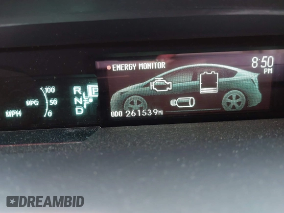 2015 Toyota Prius Four with VIN JTDKN3DU8F0474926, listed as a IAAI auction lot 42484473 with 261,539 mi miles and . Bid and sale history available at DreamBid. Image 16.