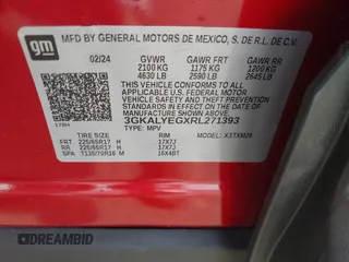 2024 GMC Terrain AT4 z VIN 3GKALYEGXRL271393, wystawiony jako IAAI lot #42222910 z przebiegiem 14 258 mil mil oraz . Historia ofert i sprzedaży dostępna na DreamBid. Obrazek 9.