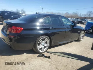 2016 BMW 5 Series 535i with VIN WBA5B1C54GG132111, listed as a Copart auction lot 43409355 with 133,043 mi miles and Salvage Title. Bid and sale history available at DreamBid. Image 3.