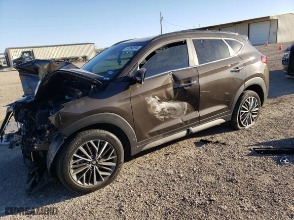 2020 Hyundai Tucson Sport with VIN KM8J33AL3LU110782, listed as a Copart auction lot 87068294 with 24,782 mi miles and Salvage Title. Bid and sale history available at carsss.com. Image 1.