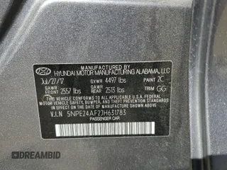 2018 Hyundai Sonata SE with VIN 5NPE24AF2JH631783, listed as a Copart auction lot 50821925 with 84,714 mi miles and Salvage Title. Bid and sale history available at DreamBid. Image 13.