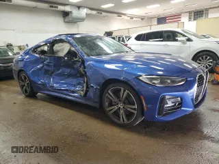 2022 BMW 4 Series 430i xDrive with VIN WBA73AP0XNCJ20733, listed as a Copart auction lot 72329064 with Not Provided miles and Non Repairable. Bid and sale history available at DreamBid. Image 4.