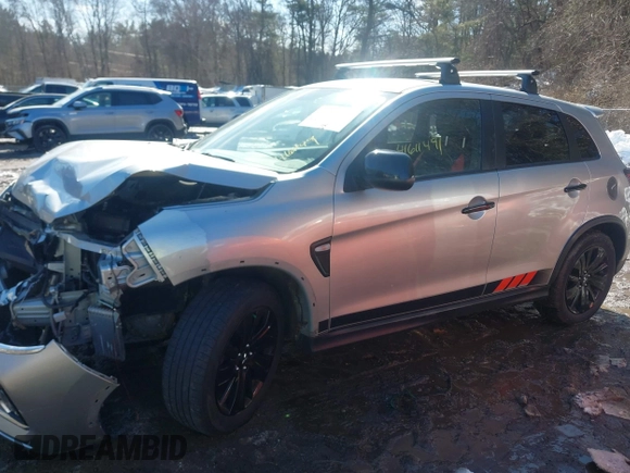 2020 Mitsubishi Outlander Sport ES 2.0 with VIN JA4AR3AU1LU019483, listed as a IAAI auction lot 41611491 with 69,389 mi miles. Bid and sale history available at carsss.com. Image 14.