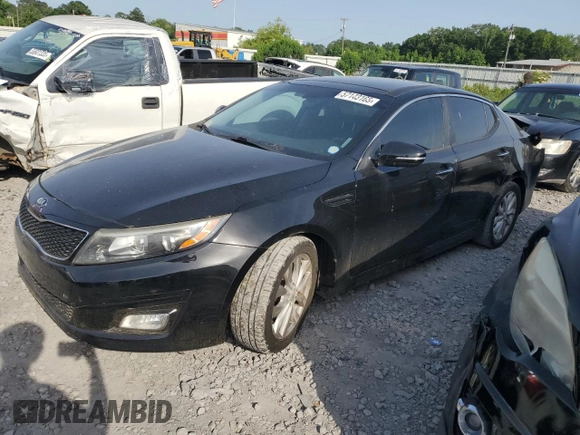 2015 Kia Optima EX with VIN 5XXGN4A78FG516164, listed as a Copart auction lot 57143165 with 130,945 mi miles and Salvage title. Bid and sale history available at DreamBid. Image 1.
