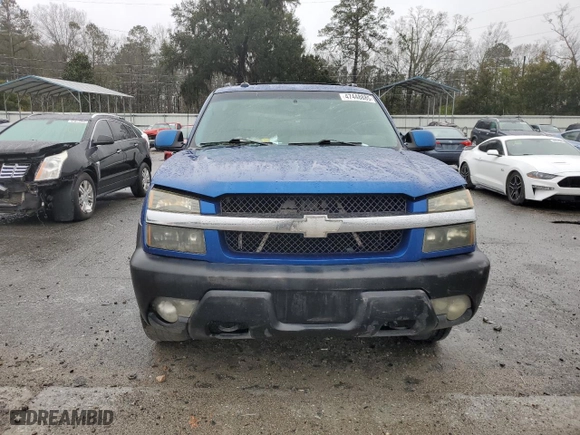 2003 Chevrolet Avalanche with VIN 3GNEC13T93G197511, listed as a Copart auction lot 47448885 with 271,187 mi miles and Salvage Title. Bid and sale history available at carsss.com. Image 5.