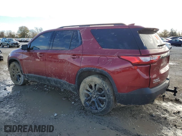 2018 Chevrolet Traverse RS with VIN 1GNERJKX0JJ156862, listed as a Copart auction lot 80392054 with 0 mi miles and Salvage Title. Bid and sale history available at carsss.com. Image 2.