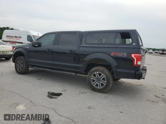 2016 Ford F-150 XLT with VIN 1FTEW1EFXGKF02911, listed as a Copart auction lot 57268625 with 114,794 mi miles and Salvage title. Bid and sale history available at DreamBid. Image 2.
