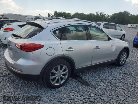 2012 Infiniti EX Journey with VIN JN1AJ0HR0CM450171, listed as a Copart auction lot 54605235 with 90,576 mi miles and Salvage Title. Bid and sale history available at DreamBid. Image 3.