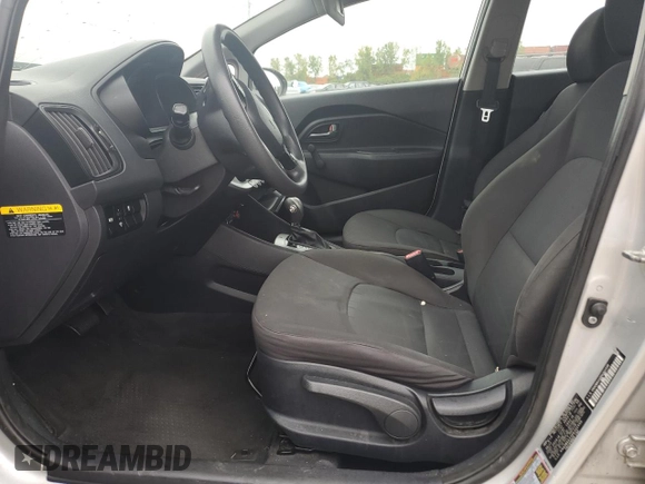2013 Kia Rio LX with VIN KNADM4A33D6302498, listed as a Copart auction lot 73159954 with Not Provided miles and Salvage Title. Bid and sale history available at DreamBid. Image 7.