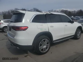 2021 Mercedes-Benz GLS with VIN 4JGFF5KE2MA378721, listed as a Copart auction lot 50127255 with 67,363 mi miles and Salvage Title. Bid and sale history available at carsss.com. Image 3.