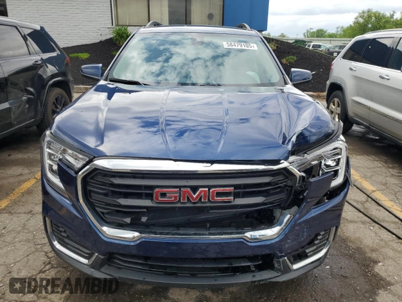 2023 GMC Terrain SLE with VIN 3GKALTEG7PL128059, listed as a Copart auction lot 58479105 with 21,190 mi miles and Non repairable. Bid and sale history available at DreamBid. Image 5.