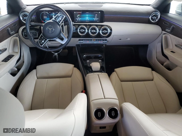 2021 Mercedes-Benz CLA with VIN W1K5J4GB9MN190042, listed as a Copart auction lot 48926935 with 34,453 mi miles and Salvage Title. Bid and sale history available at carsss.com. Image 8.