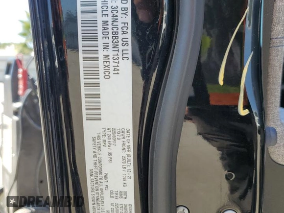 2022 Jeep Compass Latitude с VIN 3C4NJCBB3NT137141, выставлен на аукционе Copart как лот 63345805 с пробегом 54 983 миль миль и Списание • Salvage title. История ставок и продаж доступна на DreamBid. Изображение 12.