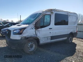 2022 Ford Transit Cargo with VIN 1FTBR1C89NKA67892, listed as a Copart auction lot 49484705 with 76,174 mi miles and Salvage title. Bid and sale history available at DreamBid. Image 1.